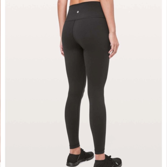 LULULEMON WOMENS WUNDER UNDER HIGH RISE TIGHT LEGGINGS FULL ON LUON SIZE 6 BLACK - Picture 1 of 9